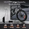 GERPSI 2000W Dual Motor Electric Bike, 48V 20Ah Detachable Battery, 35MPH for Men and Women, 21 Speed, 26" Thick Tires (Peak 3000W Dual Motor 48V23Ah Black) #2