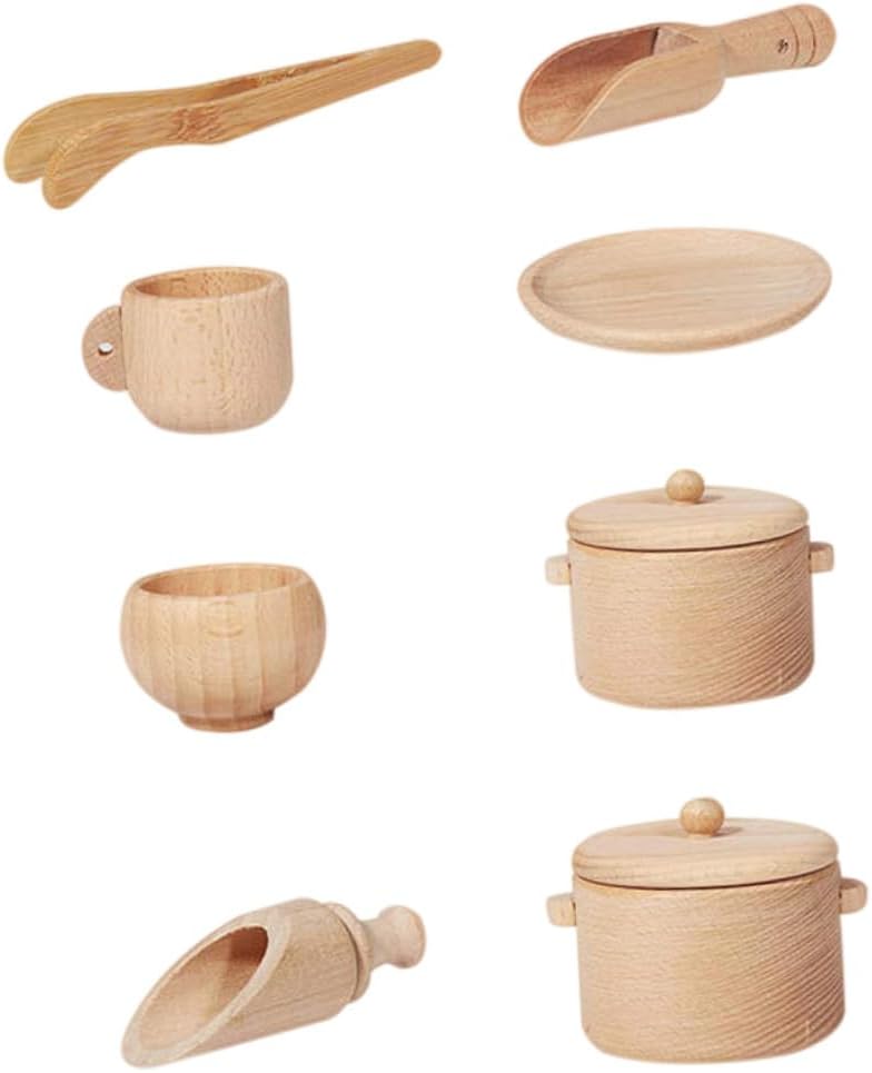 Abaodam 1 Set Fabulous Hands on Tableware for Unique Kitchen with Food and Cooking Fryer Accessories Engaging Fidget Play Set for Creative Role Playing Abaodam 1 Set Fabulous Hands on Tableware for Unique Kitchen with Food and Cooking Fryer Accessories Engaging Fidget Play Set for Creative Role Playing