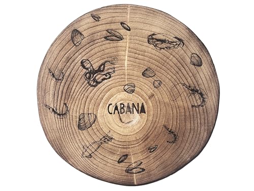 Trivet Personalizable para Paella y Fideuà | Salvamanteles Temático de Madera Hecho a Mano | Reposa Ollas, Reposa Sartenes, Reposa paelleros | Tabla de Madera para Cocina | Personalizable.