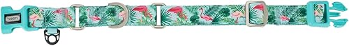 Miniatura 10 de Petiry Martingale - Collar de perro con patrón de flamenco, collar de estrangulamiento con hebilla de liberación rápida de seguridad, a prueba de