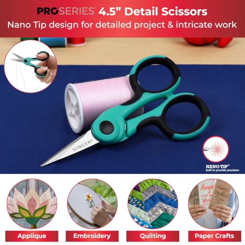 Image of SINGER ProSeries Sewing Scissors Bundle, Fabric, Detail & Snips, 3 Count