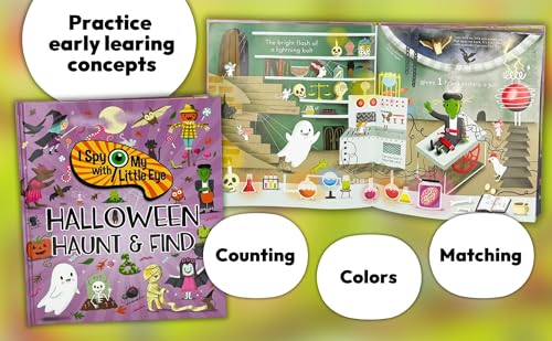 Image of I Spy With My Little Eye Halloween Haunt & Find - Kids Search, Find, and Seek Activity Book, Ages 3, 4, 5, 6+