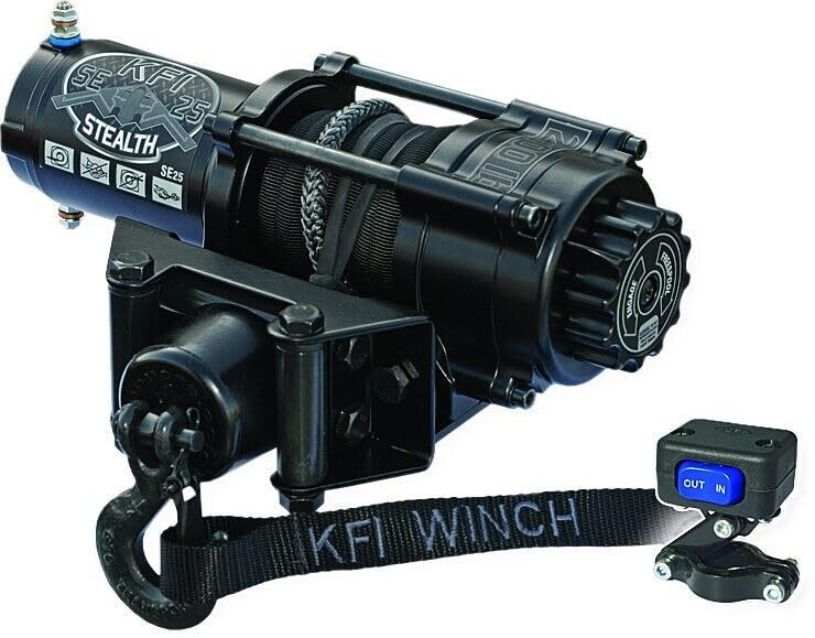 KFI SE25 2500lb Winch y Kit de Montaje para ATV miniatura 2