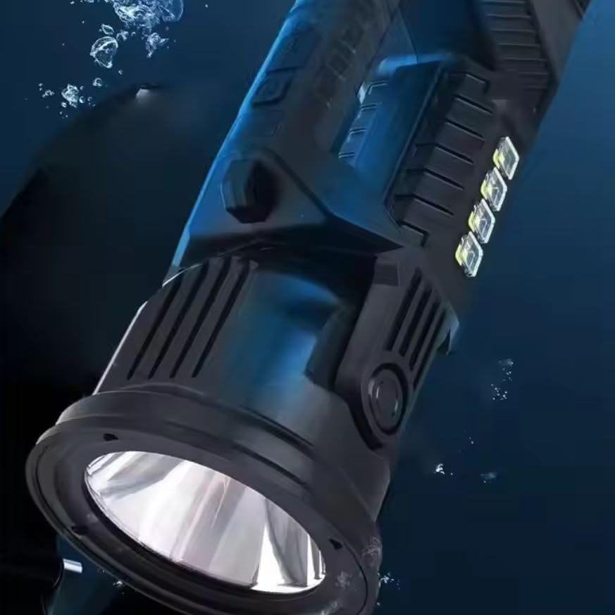 Image of CBEX Multi-Functional LED Searchlight and Spot Light Combo, 6 Modes, Rechargeable and Long-Lasting for Hunting, Hiking, and Emergencies