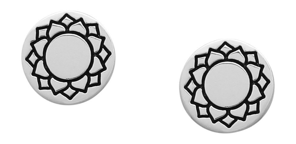 AG2AUSterling Silver Chakra Earrings