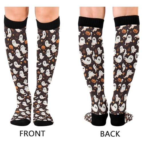 Image of Wusikd Blue Yellow Monster Trucks Compression Socks for Women and Men Circulation Long Socks for Athletic Running 1