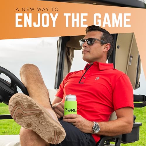 ZORIZ Collegiate Series Golf Sandals for Women and Men, Thong Flip Flops With Removable Spikes, Golf Footwear With Deeper Heel Cup and Higher Sidewalls4