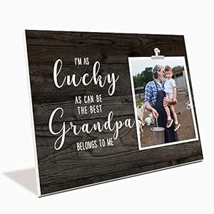 Appreciation Grandpa Picture Frame - Grandparent's Day & Birthday Gift for Grandpa - First Appreciation Grandpa Picture Frame Grandparents Day Birthday Gift for Grandpa First