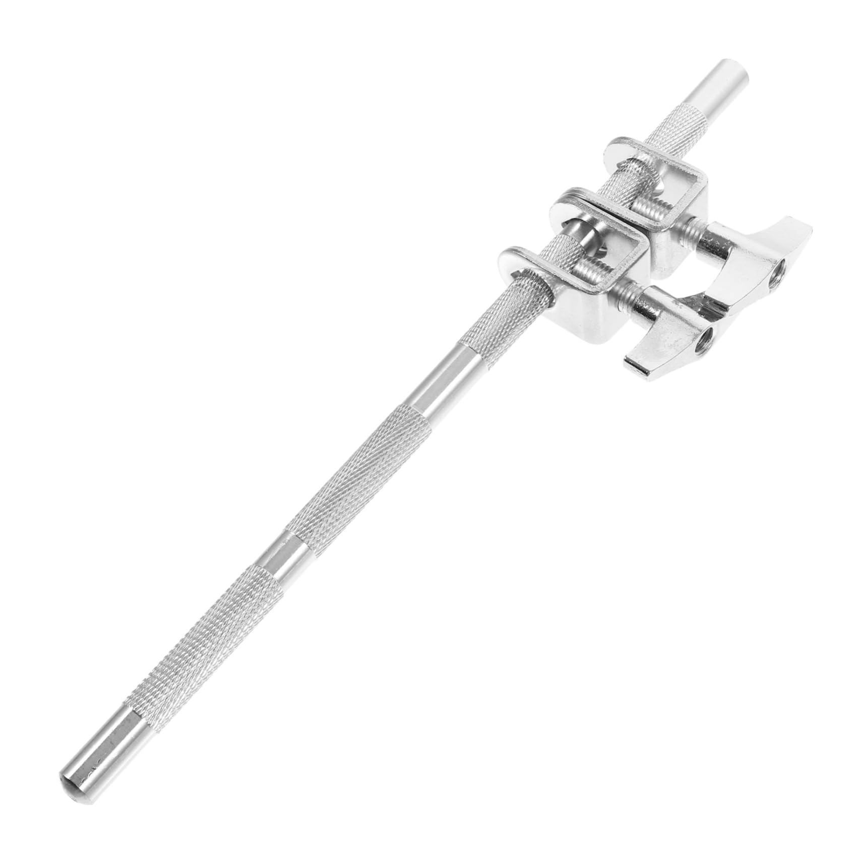 VICASKY Cowbell Holder for Drums Drum Set Accessory Metal Cowbell Bracket 2 Fixed Locks