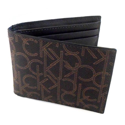 Calvin Klein ck Bifold folio wallet Brown