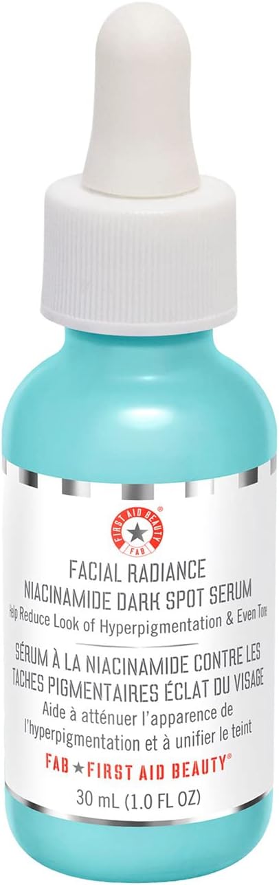 First Aid Beauty Facial Radiance Niacinamide Dark Spot Serum – Non-Irritating Hyperpigmentation Treatment – 30 mL