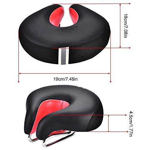 Selle vélo dual shock absorbing MU Vélo imperméable large