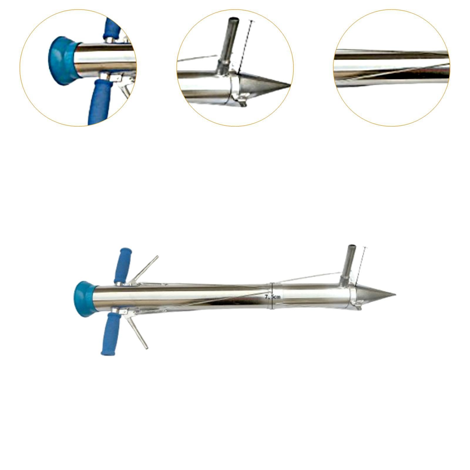 KESOTO Long Handheld -Glühbirnen -Pflanzer -Gartenwerkzeug Schwerlast -Kee -Widerstands -Sod -Plugger, Doppelgriff