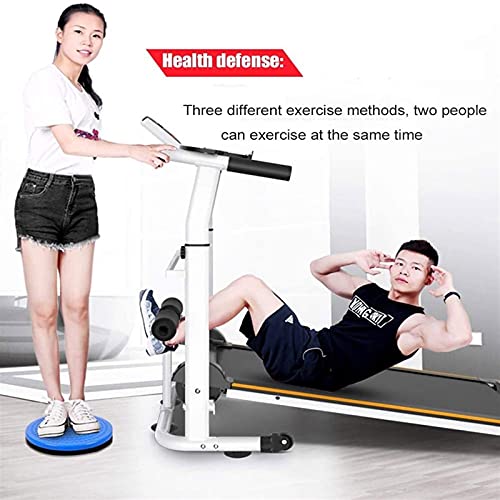 Image of Treadmill Electric Folding Treadmills for Home Foldable and Compact Stowable Treadmill Exercise Machine Walking Machines Running Machine with LCD Monitor