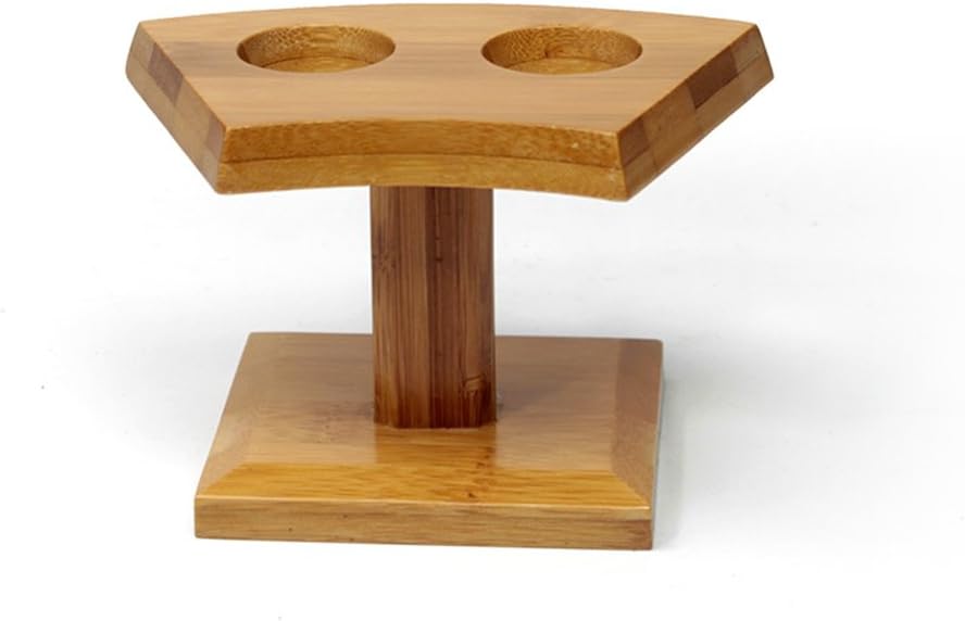 Japanese Food Cone Wood Sushi Roll Holder Sushi Display Wooden Temaki Hand Roll Stand 2 Holes