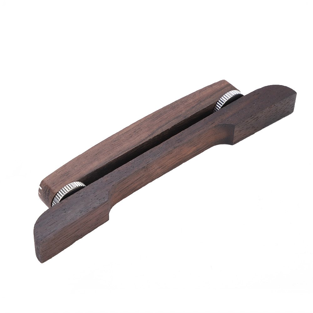 Ponte in legno per chitarra, ponte regolabile in palissandro, accessorio di riparazione per chitarra jazz a 6 corde