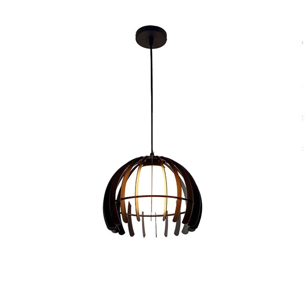 Lustre plafond suspendu durable en verre et métal noir au style nordique