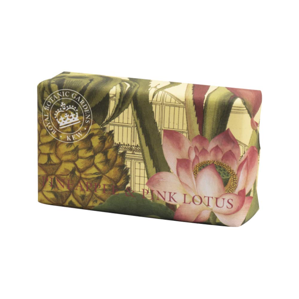 The English Soap Company Royal Botanical Gardens, Kew Pineapple & Pink Lotus Shea Butter 240g