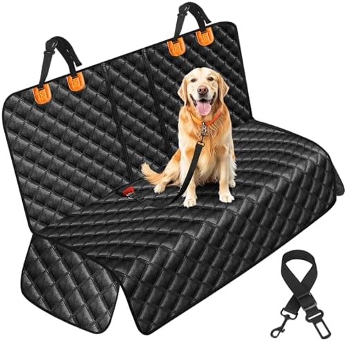 LEHNI Dog Car Seat Cover for Back Seat - Waterproof and Scratchpr...