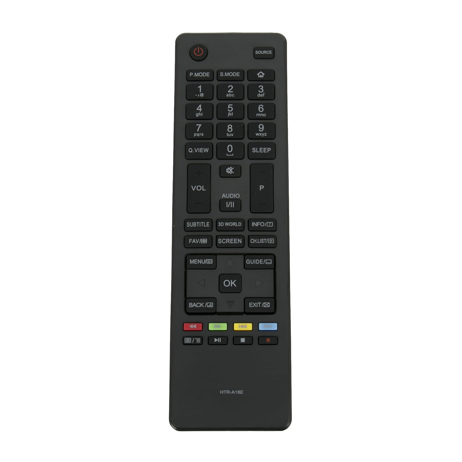 ALLIMITY HTR-A18E HTRA18E Telecomando Sostituisci per Haier LED HD TV LE22M600CF LE24M600CF LE28F6000T LE29G690C LE32B7000C LE32B7000S LE32F9000C LE32K5000T LE32M600C LE39M600CF