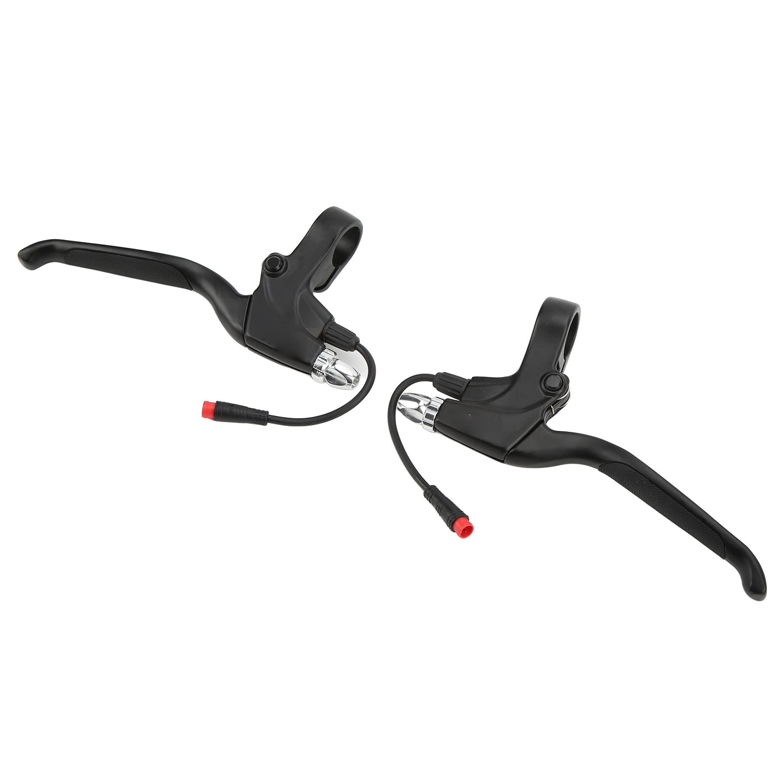 Tbest Maniglia del freno destra per bici elettrica, freni elettrici, 1 paio di leve del freno per scooter elettrico sinistro destro con connettore a 2 pin per scooter elettrico a 2 ruote