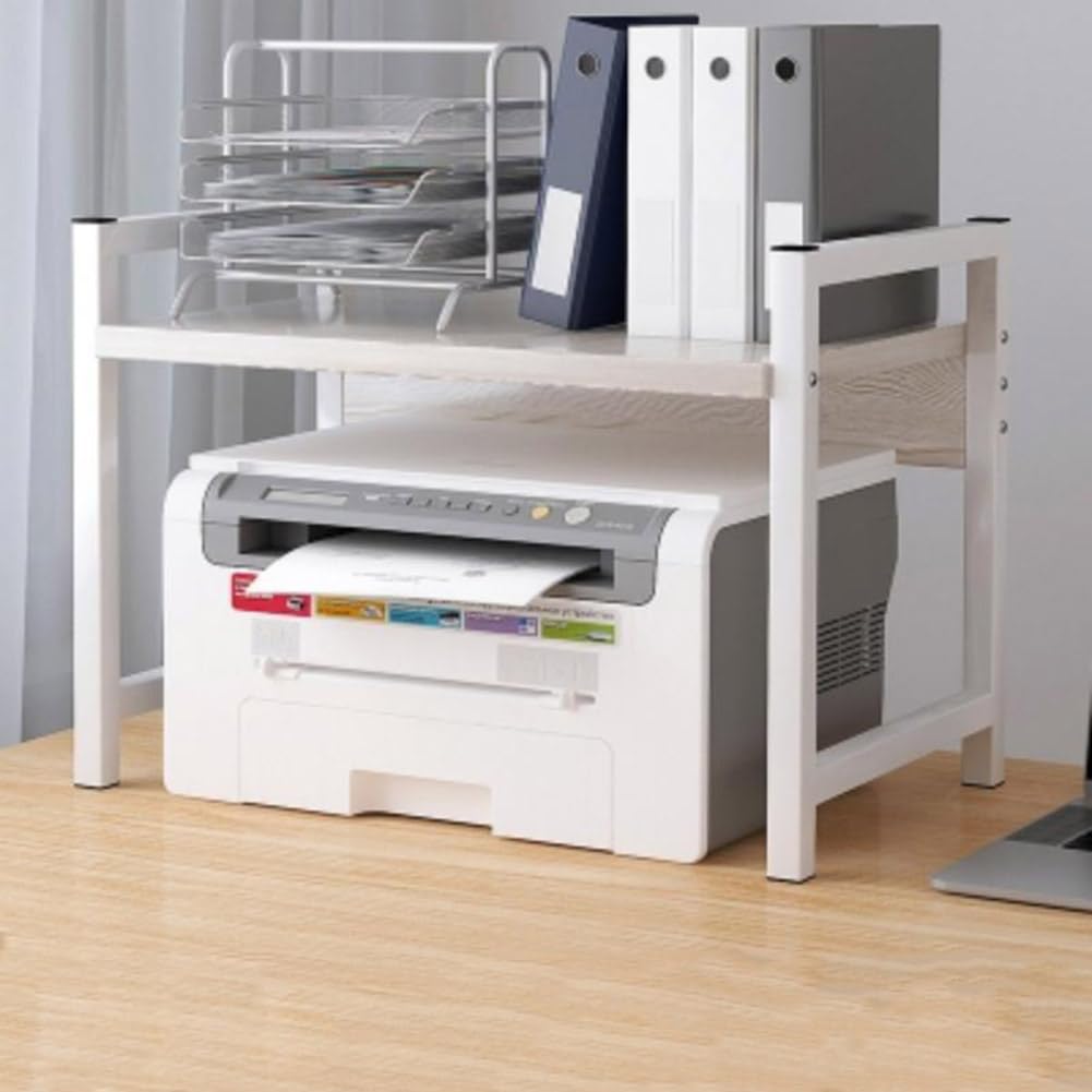Support four micro-onde pour comptoir de cuisine étagère robuste 2 niveaux
