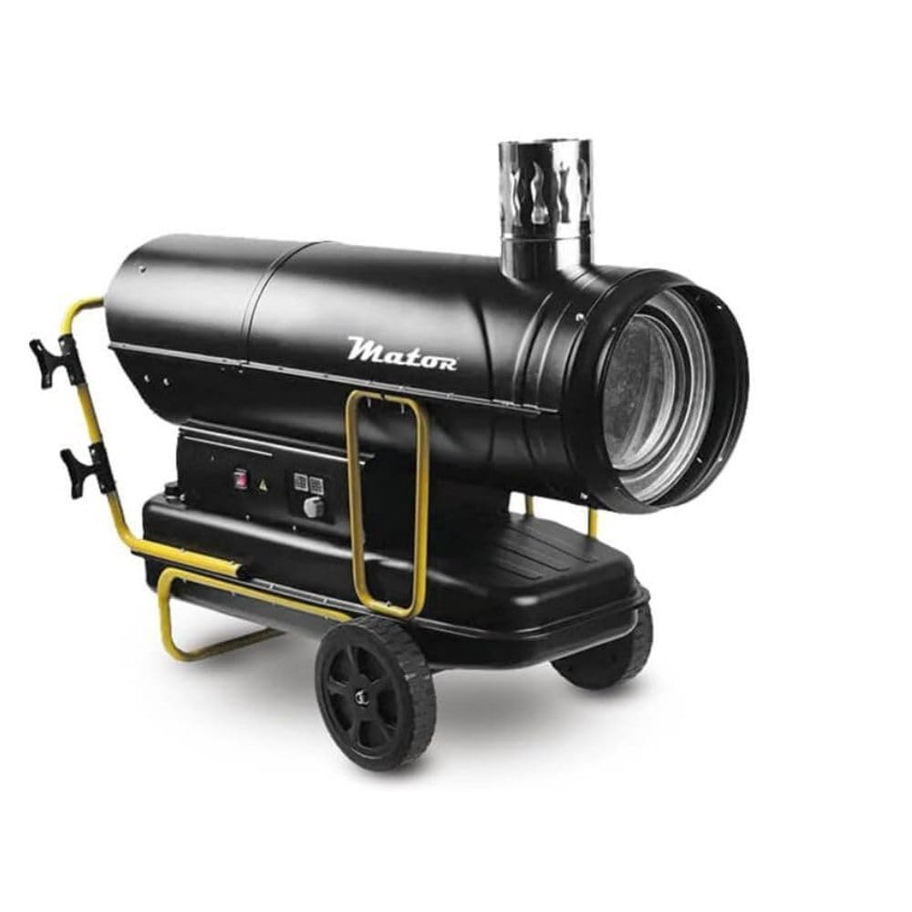 Generador de Aire Caliente Diésel de Combustión Indirecta G-STAR BGO 50, Cañón de Calefacción Portátil - Potencia calorífica 50 kW - 43.000 kcal/h - Caudal de aire 2.000 m³/h
