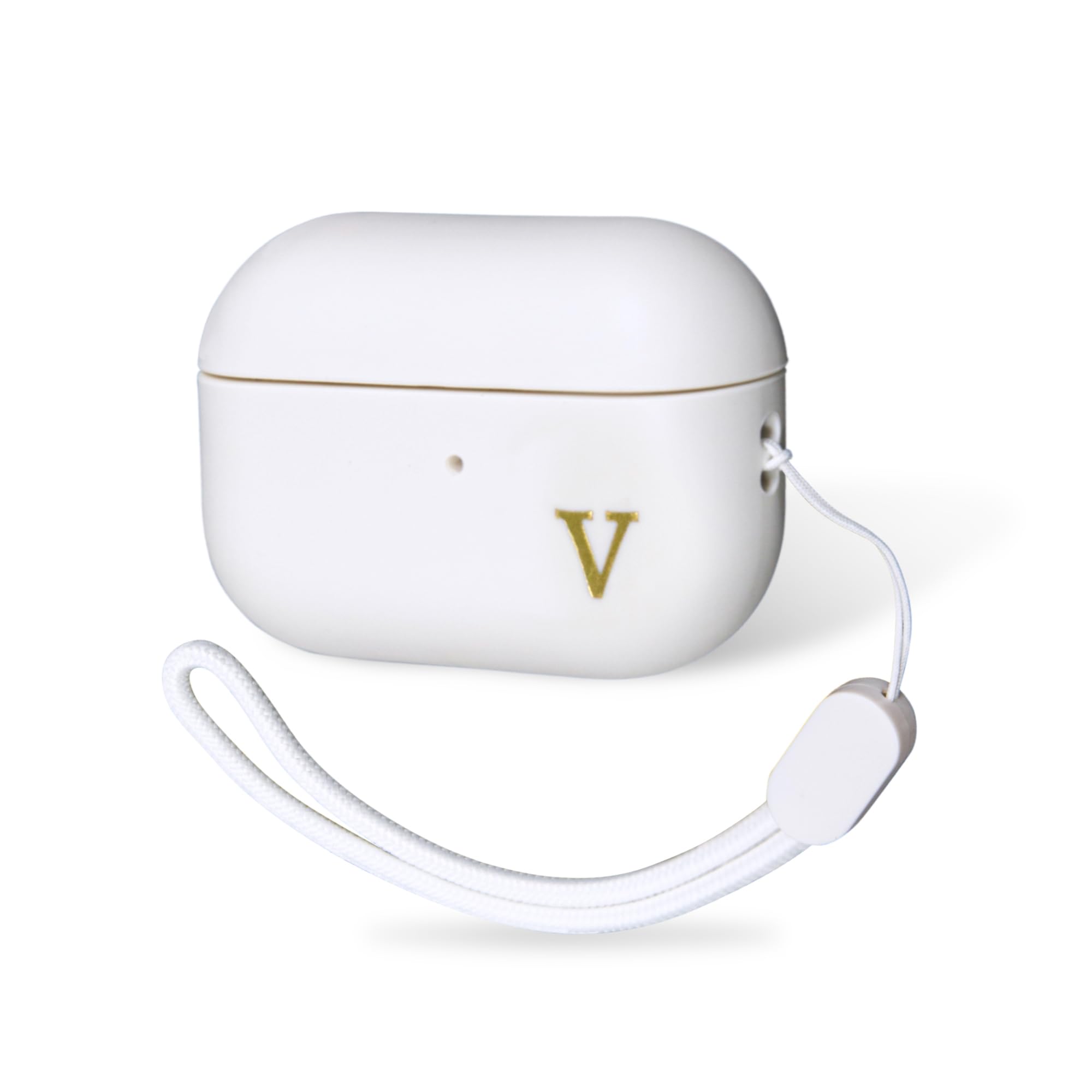 COLLECTIVE HOME - AirPods Pro 1st & 2nd Gen Case, Personalized Letter Design, Elegant & Secure with Lanyard, Premium TPU Material, Ideal for Stylish