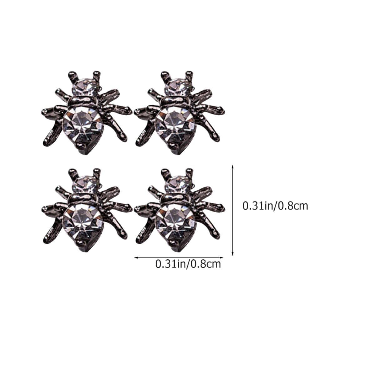 FRCOLOR 100pezzi Ciondoli Per Unghie Tema Halloween Charms Per Decorazioni Unghie Design Elegante e Riutilizzabile Per Nail Art Festive e Occasioni Speciali