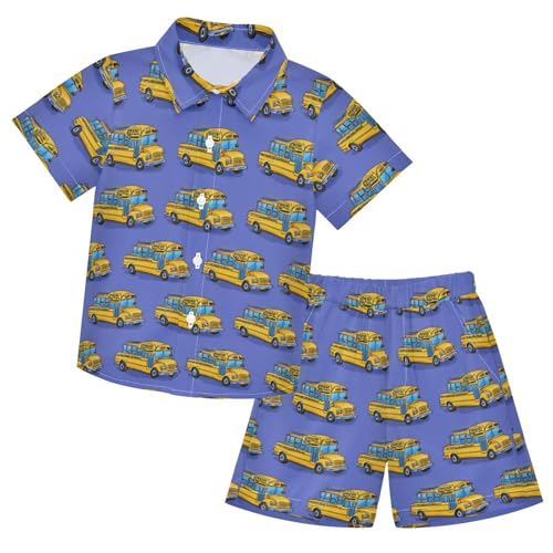 Image of Boccsty Ice Cream Drip Boy Summer Shorts Sets Hawaiian Toddler Boys T-Shirt & Pants 2 Pcs 3T-10T