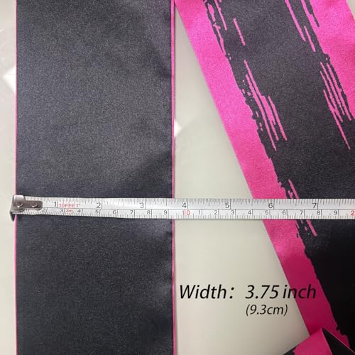 2Pcs Satin Edge Laying Scarf Scarves for Women's Lace Front Wig Non Slip Wigs Grip Band for Yoga, Makeup,Facial, Sport .One side black, One side brand pattern.Length 60 inch, Width 3.75 inch2