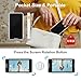 Newmowa Magnetic Vlog Selfie Monitor Screen for iPhone, Touchscreen and Zoom Adjustment, Wireless Rear Camera Monitor for Vlog, TikTok, Support 4K 30fps Wireless Recording for iPhone 15/16/17(White)