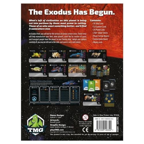 Tasty Minstrel Games Exodus Fleet Board Game Expansion miniatura 3