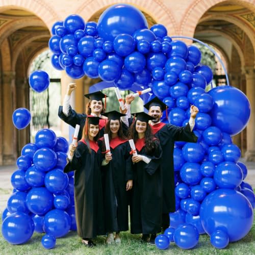Image of Blue Balloons Arch Kit,130pcs Royal Blue Balloon Garland