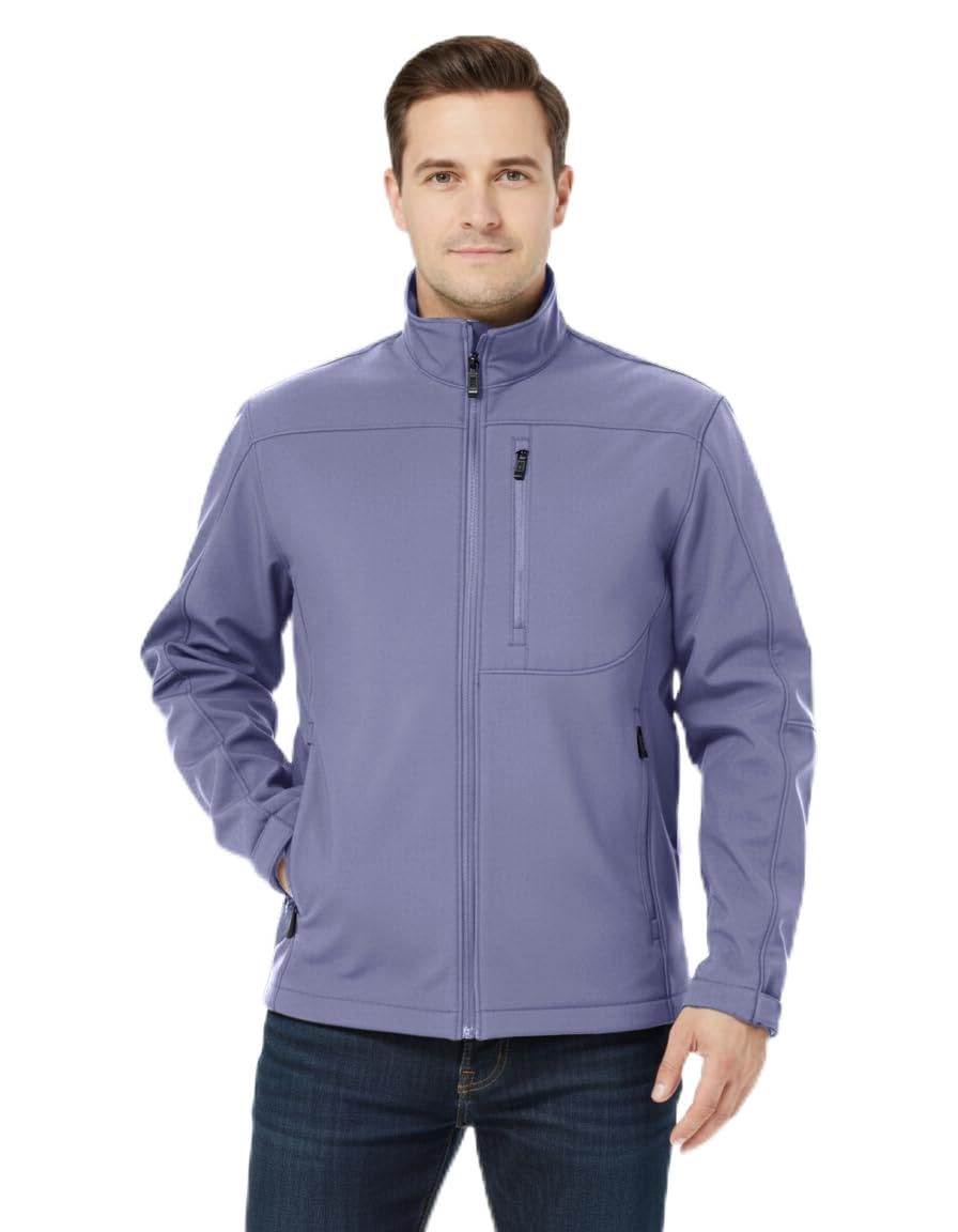 Men's Softshell Jacket – Wind & Water Resistant – Breathable, Lightweight Outdoor Coat