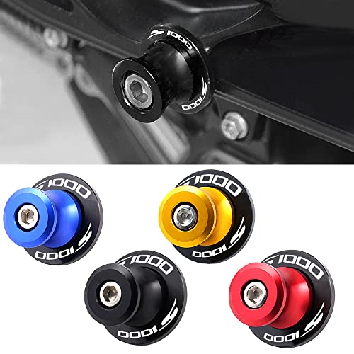 2pcs Montageständer Racingadapter M8*1,5 Bobbins CNC Ständeraufnahme Für S1000R S1000RR S1000XR S1000RR HP4 2009-2015 2016 2017 2018 2019(Schwarz)