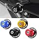 2pcs Montageständer Racingadapter M8*1,5 Bobbins CNC Ständeraufnahme Für S1000R S1000RR S1000XR S1000RR HP4 2009-2015 2016 2017 2018 2019（Schwarz）
