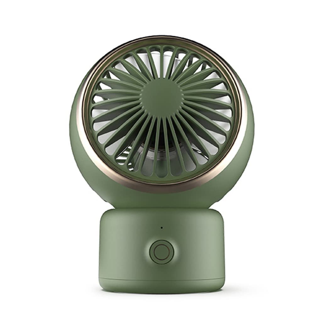TAZIZI Tabletop Fan Quiet Portable USB Rechargeable Desktop Fan 4000mAh Air Circulator for Head Rotatable for Room De Portable Handheld