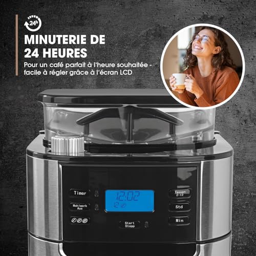 Machine a cafe grain programmable pour ne plus rater votre café du matin - 3