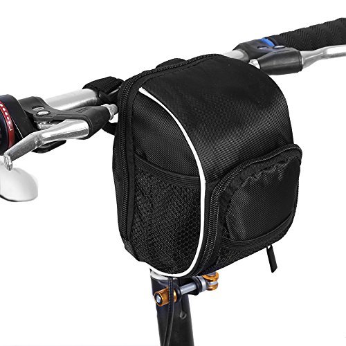 Multi-function Bike Handlebar Bag Polyester Cycling Mountain Front Top Frame Pouch Tube Handlebar Bag With Rain Cover Riding Shelves And Storage Supplies Kids Bike Bag Bike Bags