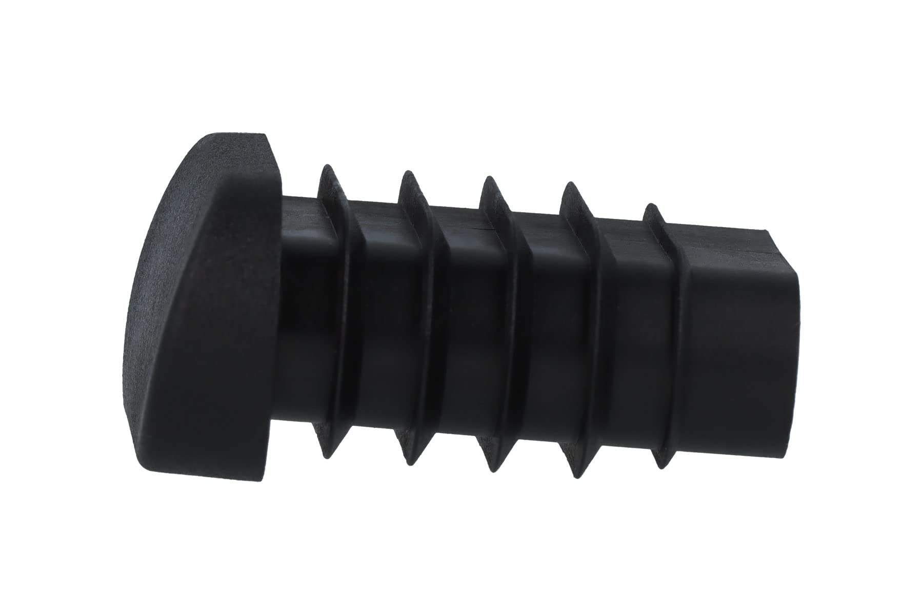 4 Tappi Lamellari Ovali Per Gambe Oblique In Plastica - Inclinazione 0-20°, Nero, 30x15 Mm - Foto 8