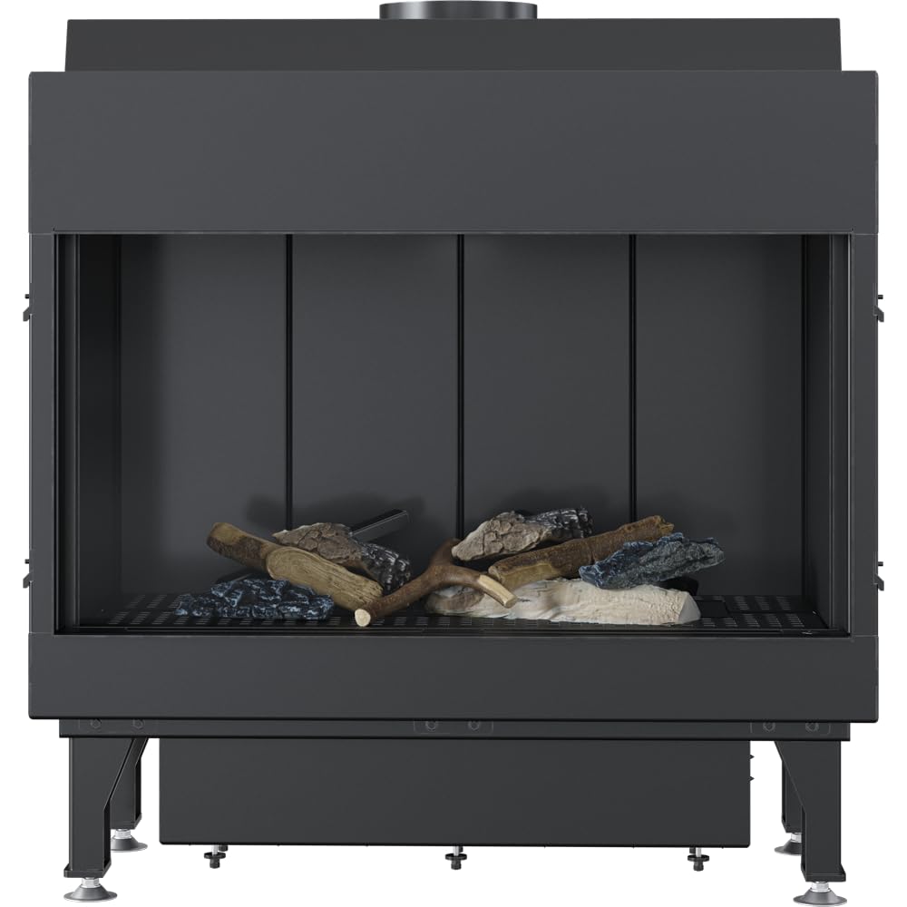 KRATKI Camino a gas LEO 6,8 kW frontale A diametro 100/150 propano 4,8 kW | Gas, efficienza 92,1%, classe A. Kratki PRO; per recupero calore.; combustione efficiente; basse emissioni; inserto per