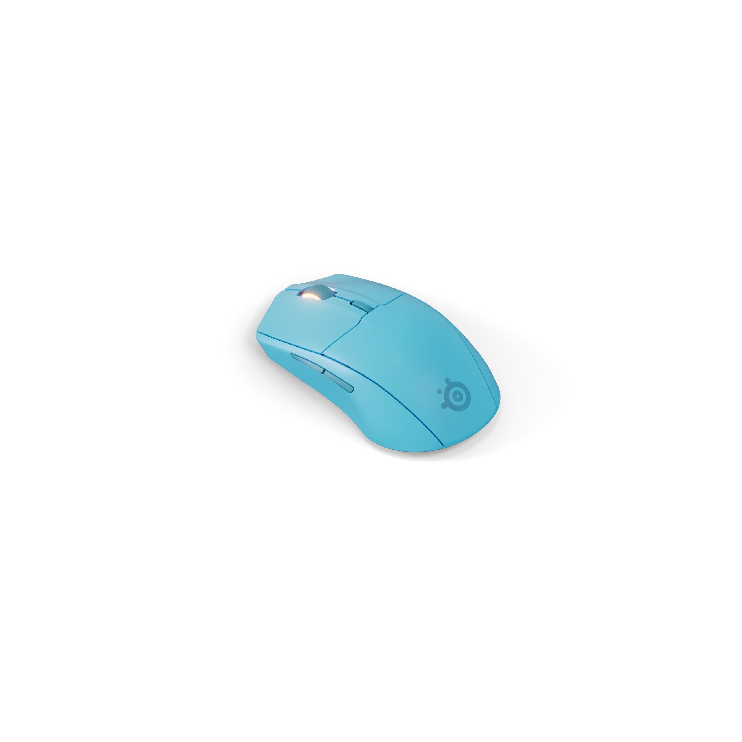 SteelSeries mysz do gier Rival 3 Wireless Gen 2 – 2,4 GHz i Bluetooth – Sensor optyczny TrueMove Air 18 000 DPI – Wytrzymała do 60 milionów kliknięć – Niska waga – Ślizgacze 100% PTFE - Aqua