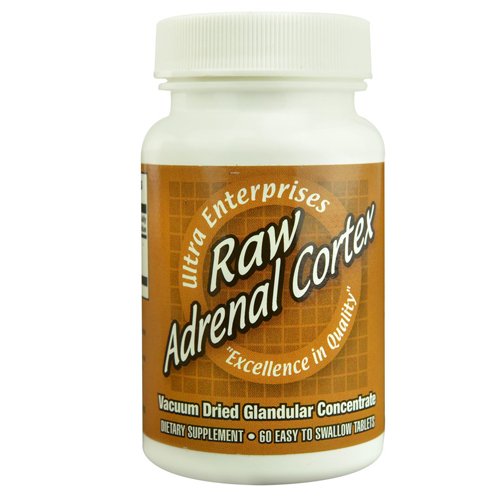 Ultra Glandulars Raw Adrenal Cortex Tablets - 60 Ct