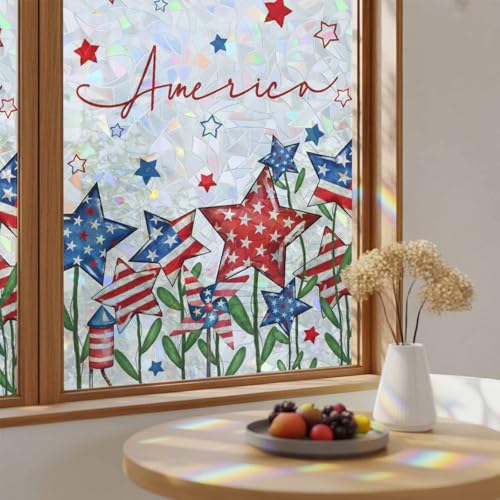 Película decorativa para ventanas 23.6 x 59 pulgadas (2 pcs) miniatura 2