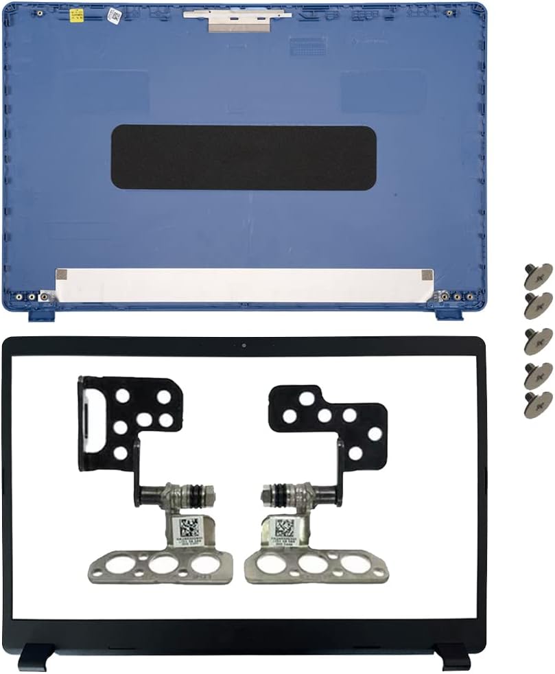 New RONMAFI Blue/Red LCD Back Cover for Acer Aspire 3 A315-42 A315-42G A315-54 A315-54K A315-56 N19C1 Rear Lid TOP Case/Front Bezel/Screen Hinges (Blue A Cover+B+Hinges+Screws)