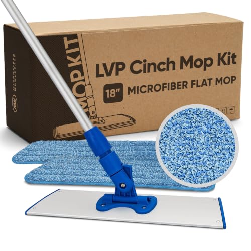 Microfiber Wholesale 18” Luxury Vinyl Plank Floor Mop | Deep Clean...