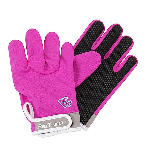 【Amazon.co.jp 限定】 リーフツアラー(REEF TOURER) 子ども(4-9才)用 UV対策もできる マリングローブ バイオレット Mサイズ RG200P