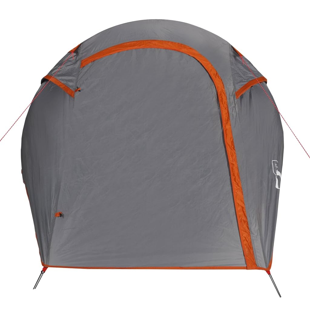 LAPOOH Tenda da Campeggio a Tunnel per 3 Persone Grigio e Arancione,Tende da Campeggio,Impermeabile & Antivento,Ideale per Campeggio e attività All'aperto-94602