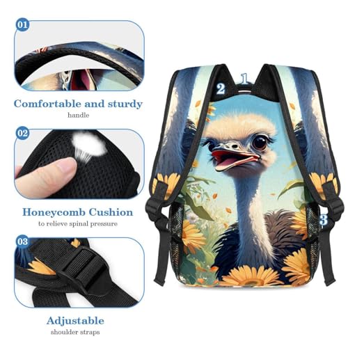 Sac à dos de voyage multicolore idéal pour le collège et week-end